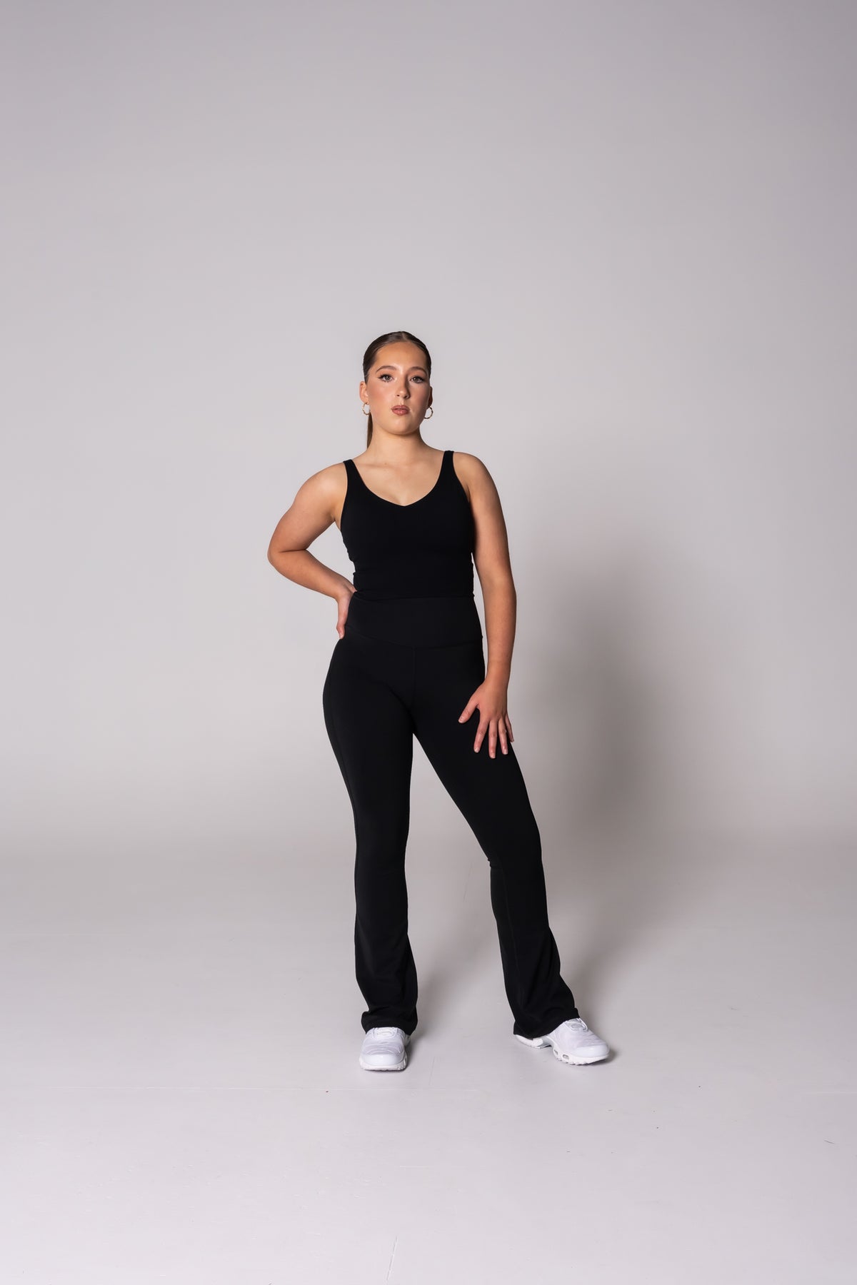 Freya Flare Pants - Raven
