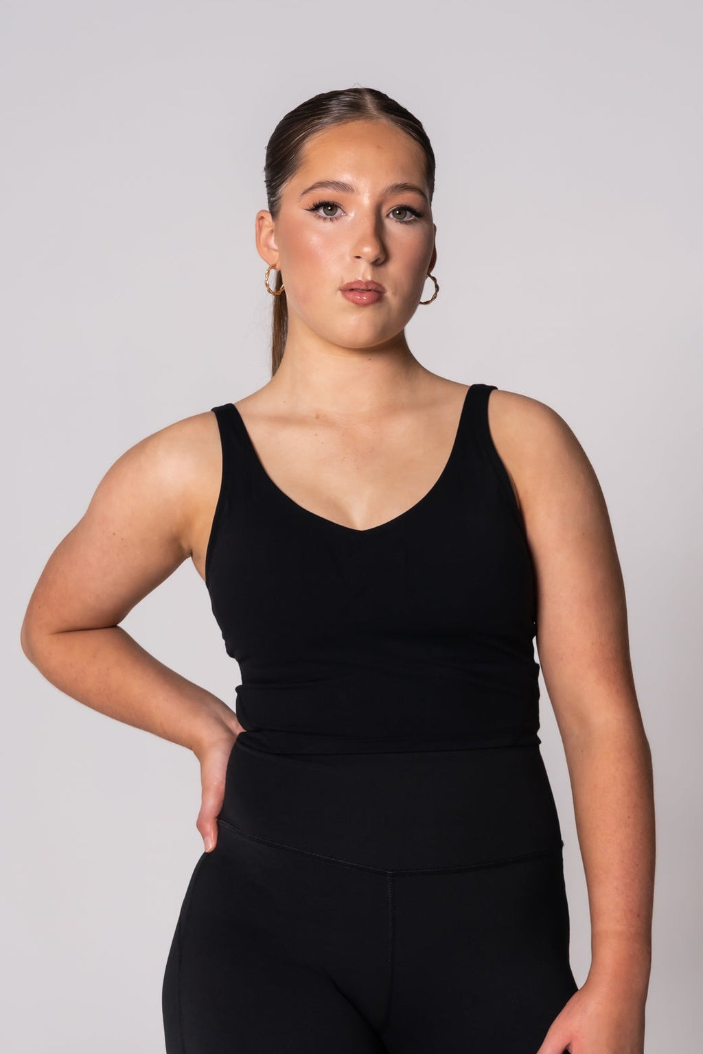 Freya Crop Top - Raven