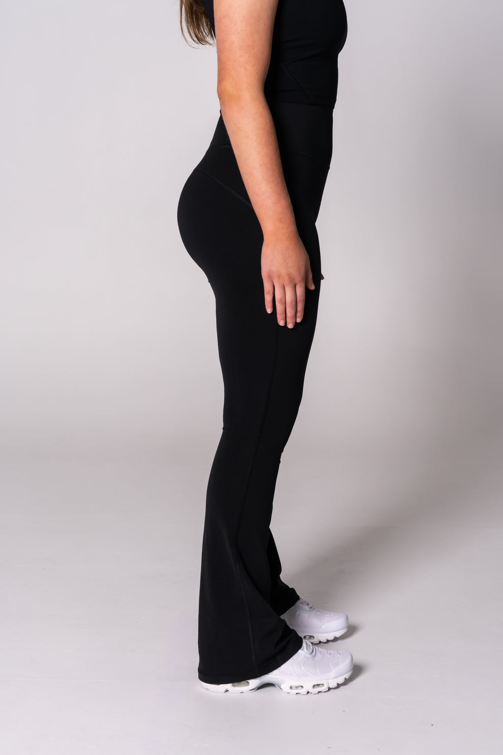 Freya Flare Pants - Raven