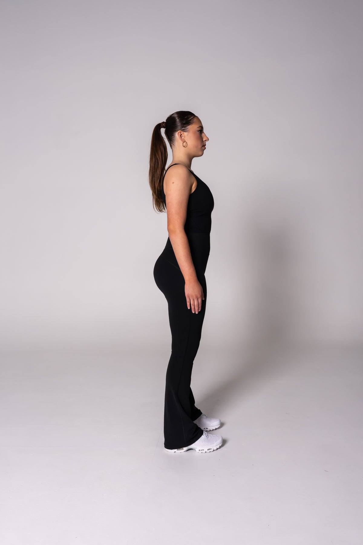 Freya Flare Pants - Raven