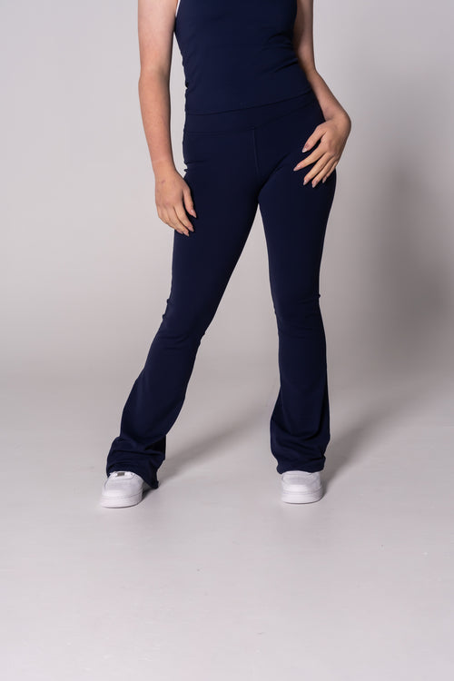 Freya Flare Pants - Midnight