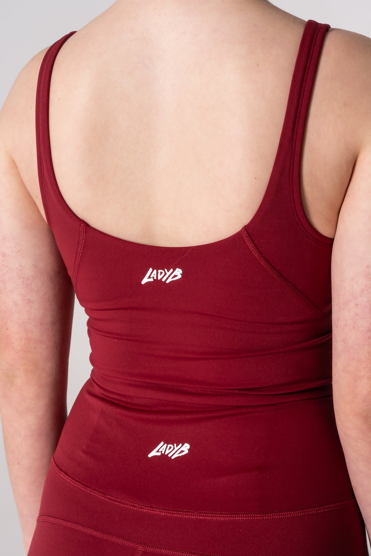 Freya Crop Top - Crimson
