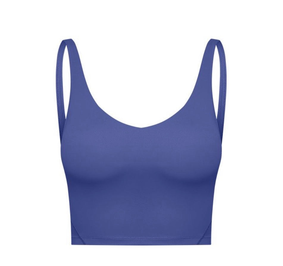 Freya Crop Top - Azure
